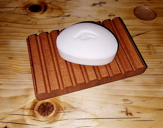 Hardwood soap saver, soap dish/tray